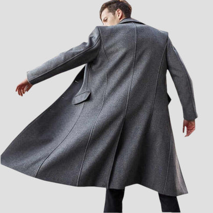 Men’s Sophisticated Double-Breasted Overcoat