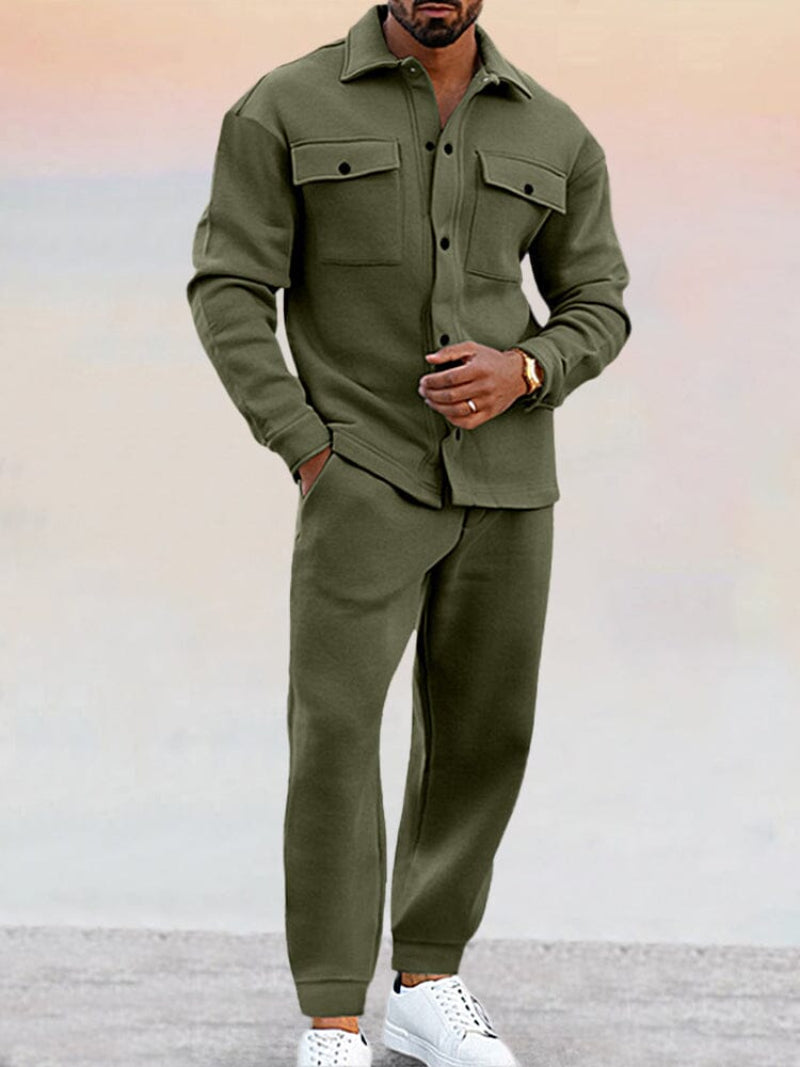 Men's Classic 2-Piece Button Down Suit