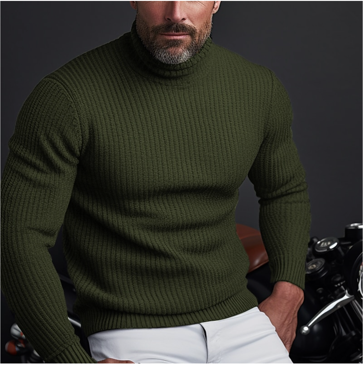 Classic Crew Neck Thermal Sweater