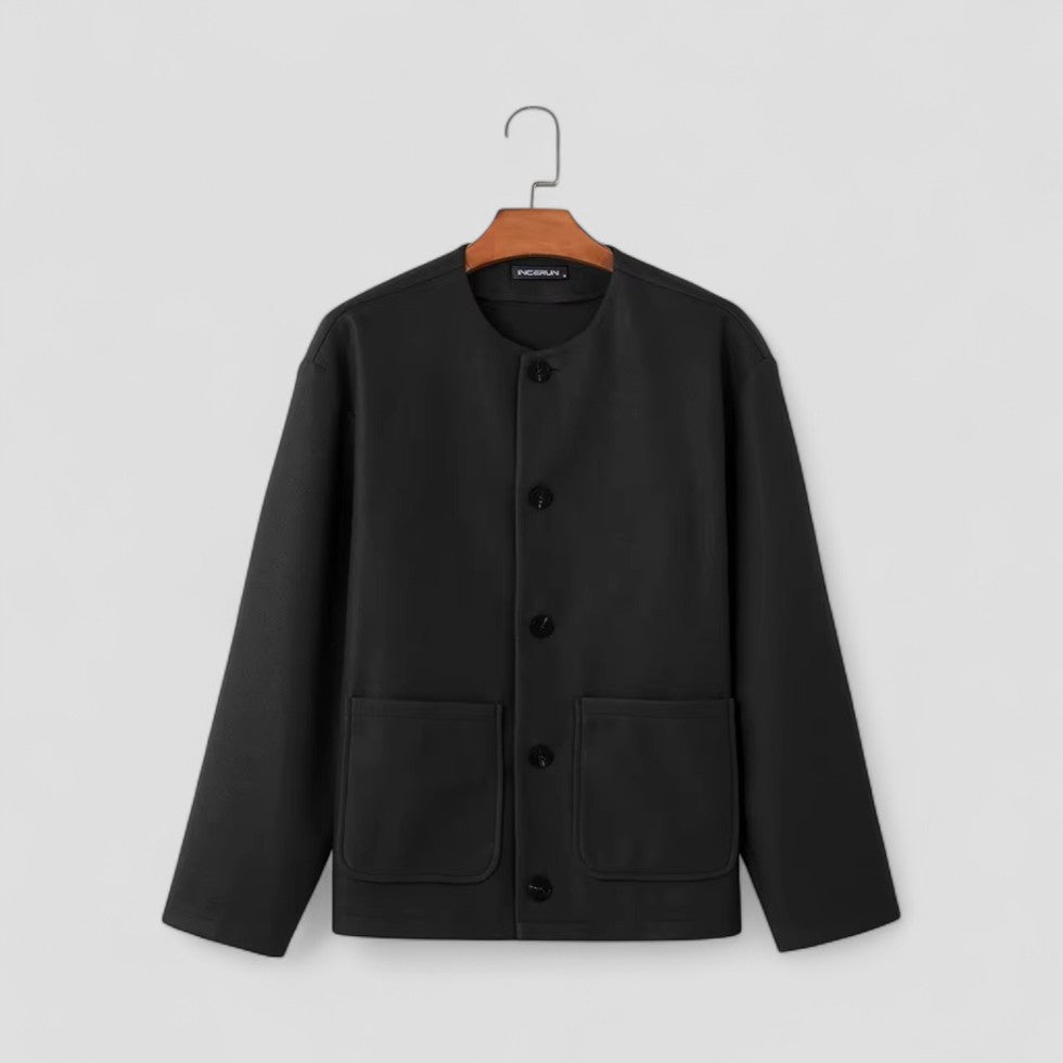 Men’s Minimalist Button Jacket