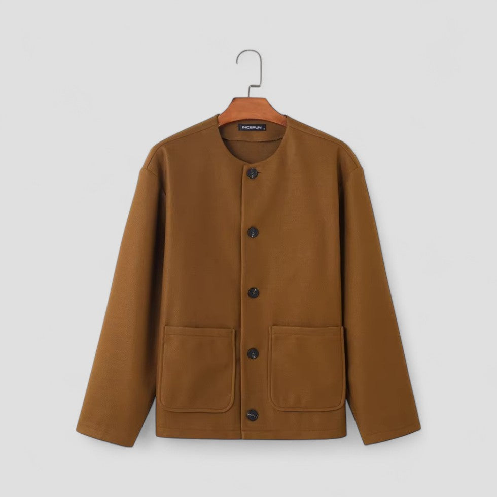 Men’s Minimalist Button Jacket
