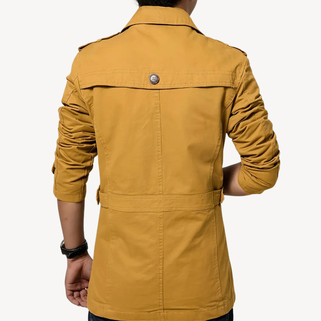 Men’s Classic Mid-Length Trench Coat