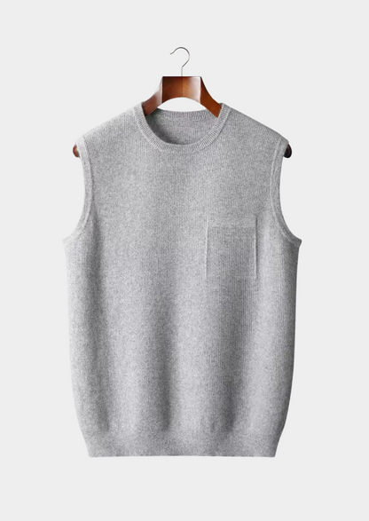 Men’s Ribbed Crewneck Sweater Vest