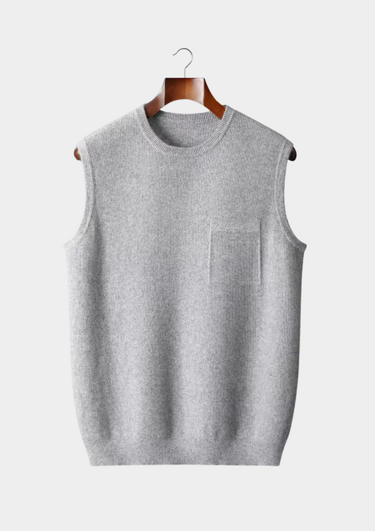 Men’s Ribbed Crewneck Sweater Vest