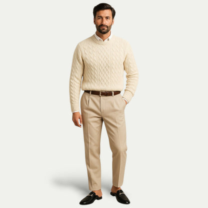 Men’s Chic Slip-On Mules with Buckle Accent