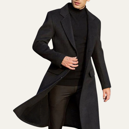 Men’s Classic Long Overcoat