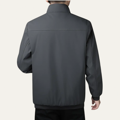 Men’s Casual Zip-Front Bomber Jacket