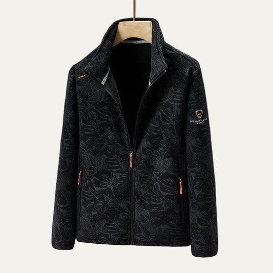 Men’s Textured Zip-Up Jacket