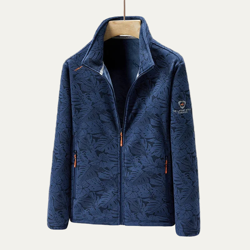 Men’s Textured Zip-Up Jacket