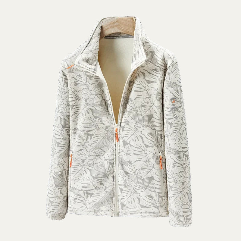 Men’s Textured Zip-Up Jacket