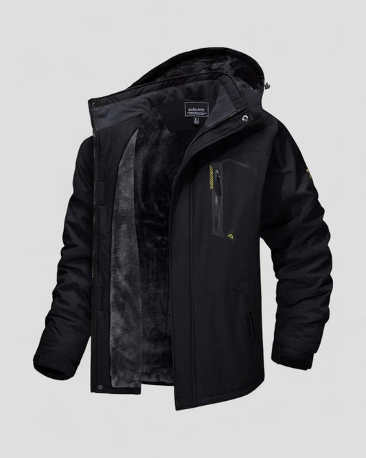 Men’s Waterproof Fur-Lined Outdoor Jacket