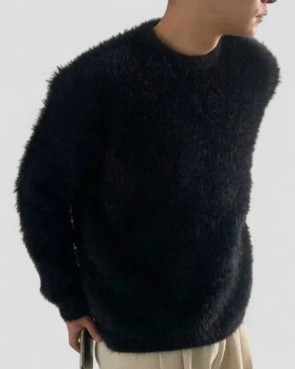 Men’s Oversized Shaggy Sweater