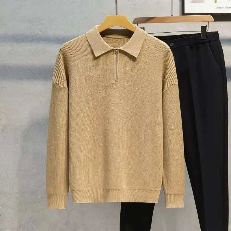 Robert | Men's Half-Zip Knitted Sweater
