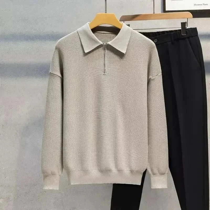 Robert | Men's Half-Zip Knitted Sweater