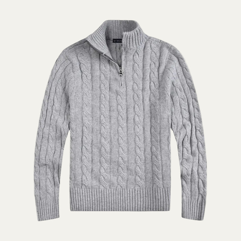 Men’s Cable Knit Casual Sweater