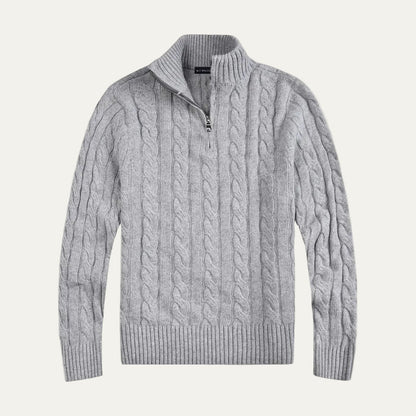 Men’s Cable Knit Casual Sweater