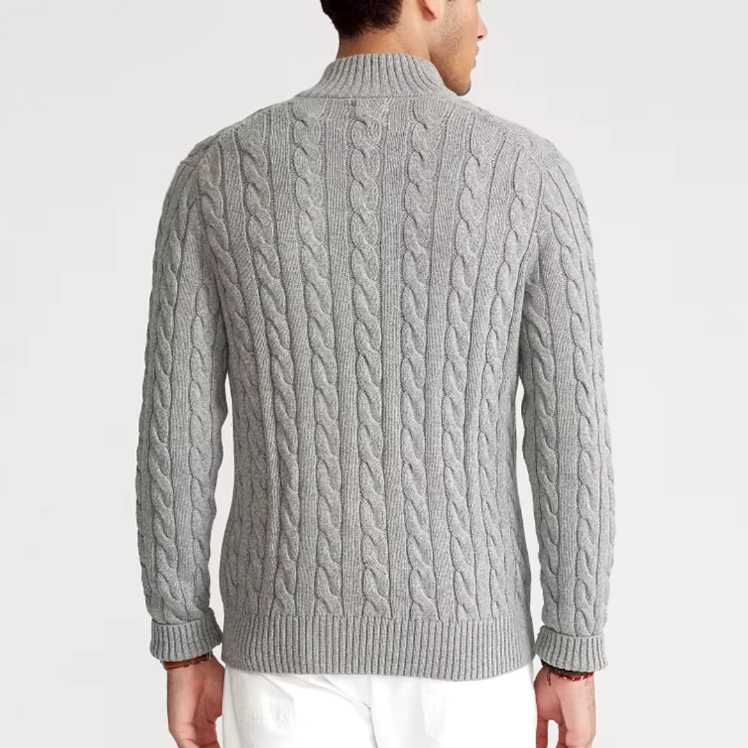Men’s Cable Knit Casual Sweater