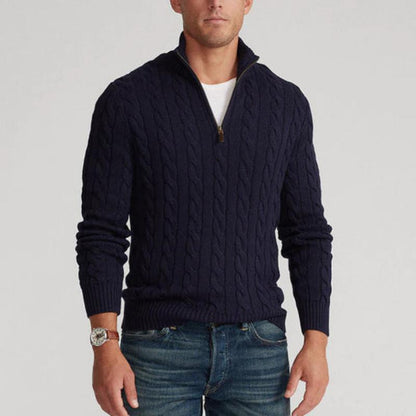 Men’s Cable Knit Casual Sweater