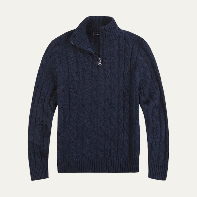 Men’s Cable Knit Casual Sweater