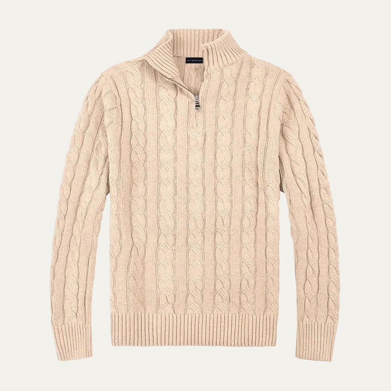 Men’s Cable Knit Casual Sweater