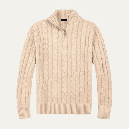 Men’s Cable Knit Casual Sweater