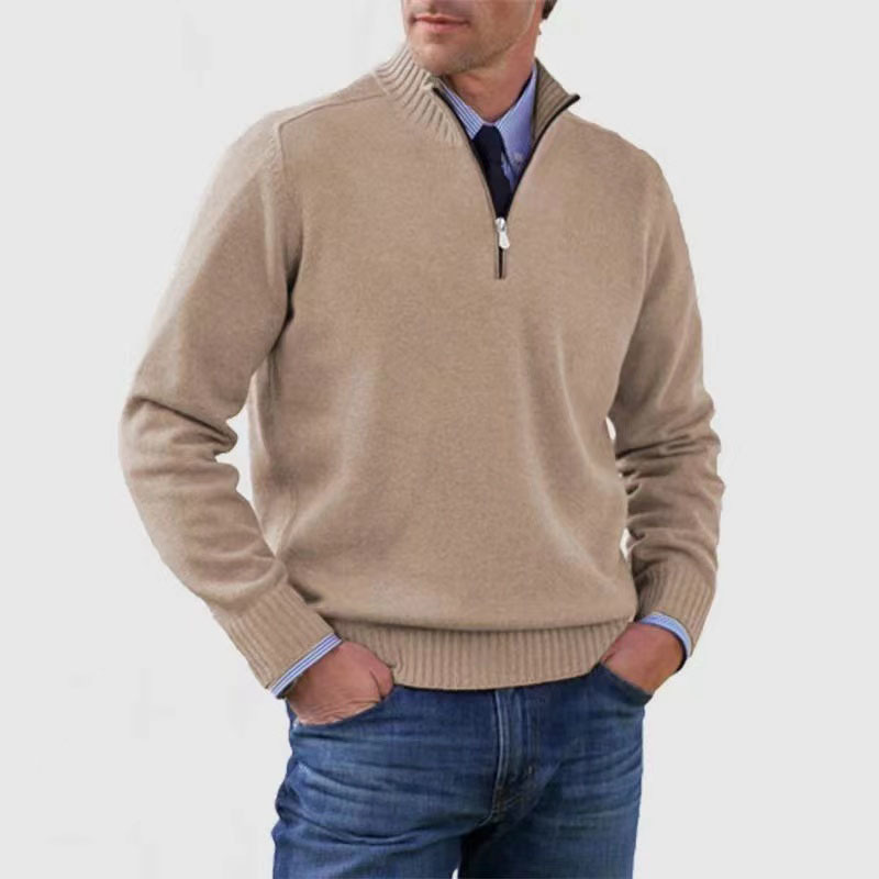 Men’s Casual Quarter-Zip Pullover