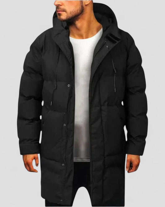 Men’s Long Quilted Puffer Parka