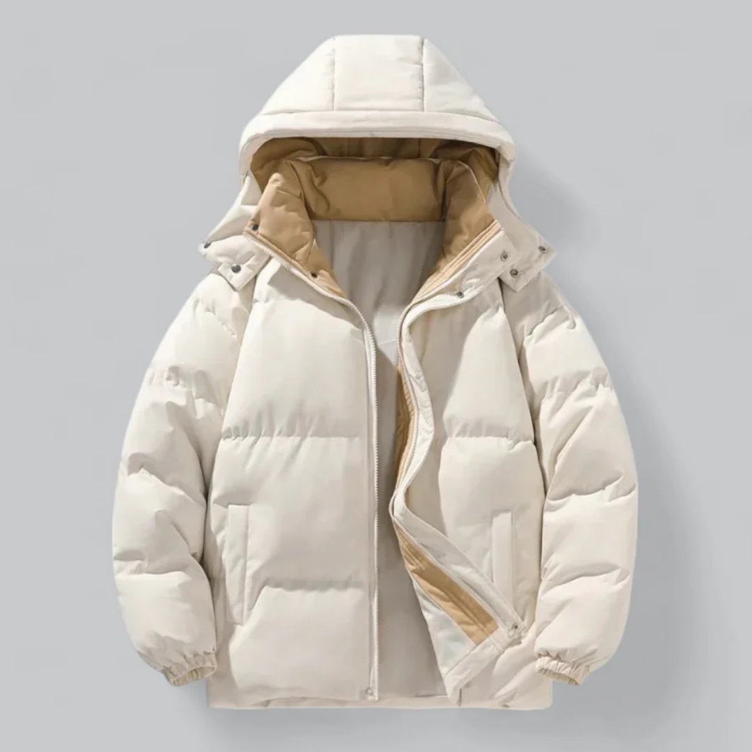 Blake | Stylish Men’s Warm Puffer Jacket with Hood for Winter