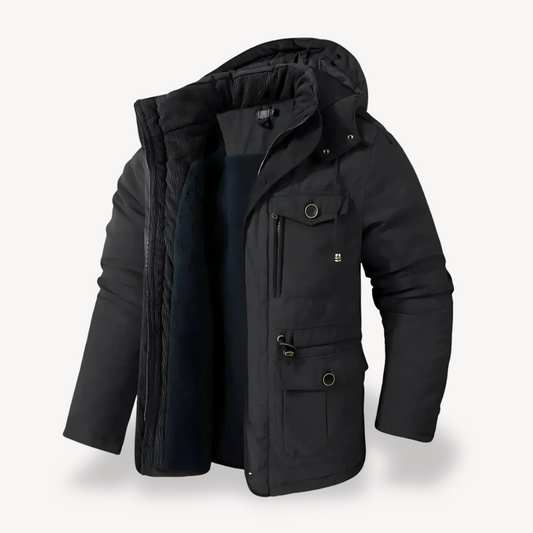 Men’s Utility Hooded Winter Jacket