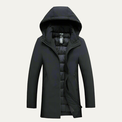 Men's Winter Parka with Integrated Hood