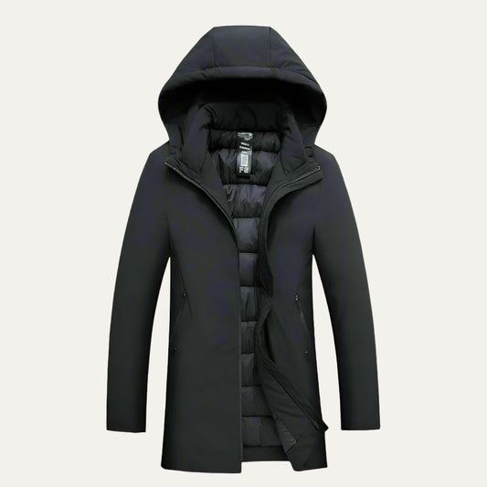 Men's Winter Parka with Integrated Hood