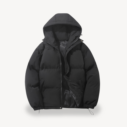 Unisex Hooded Boxy Puffer Jacket