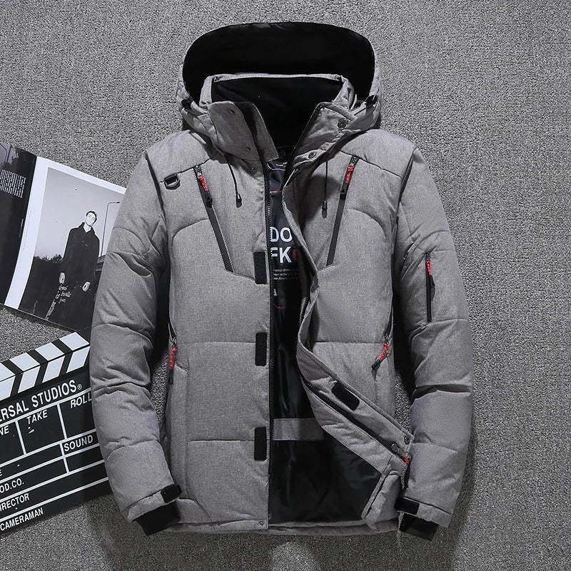 Men's Casual Hooded Sweatshirt Jacket - BritishElegance