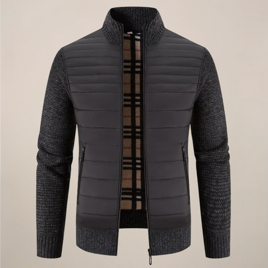 Men’s Quilted Hybrid Knitted Jacket