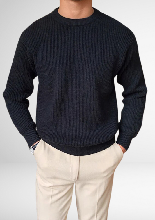 Men’s Heavy Knit Crewneck Sweater