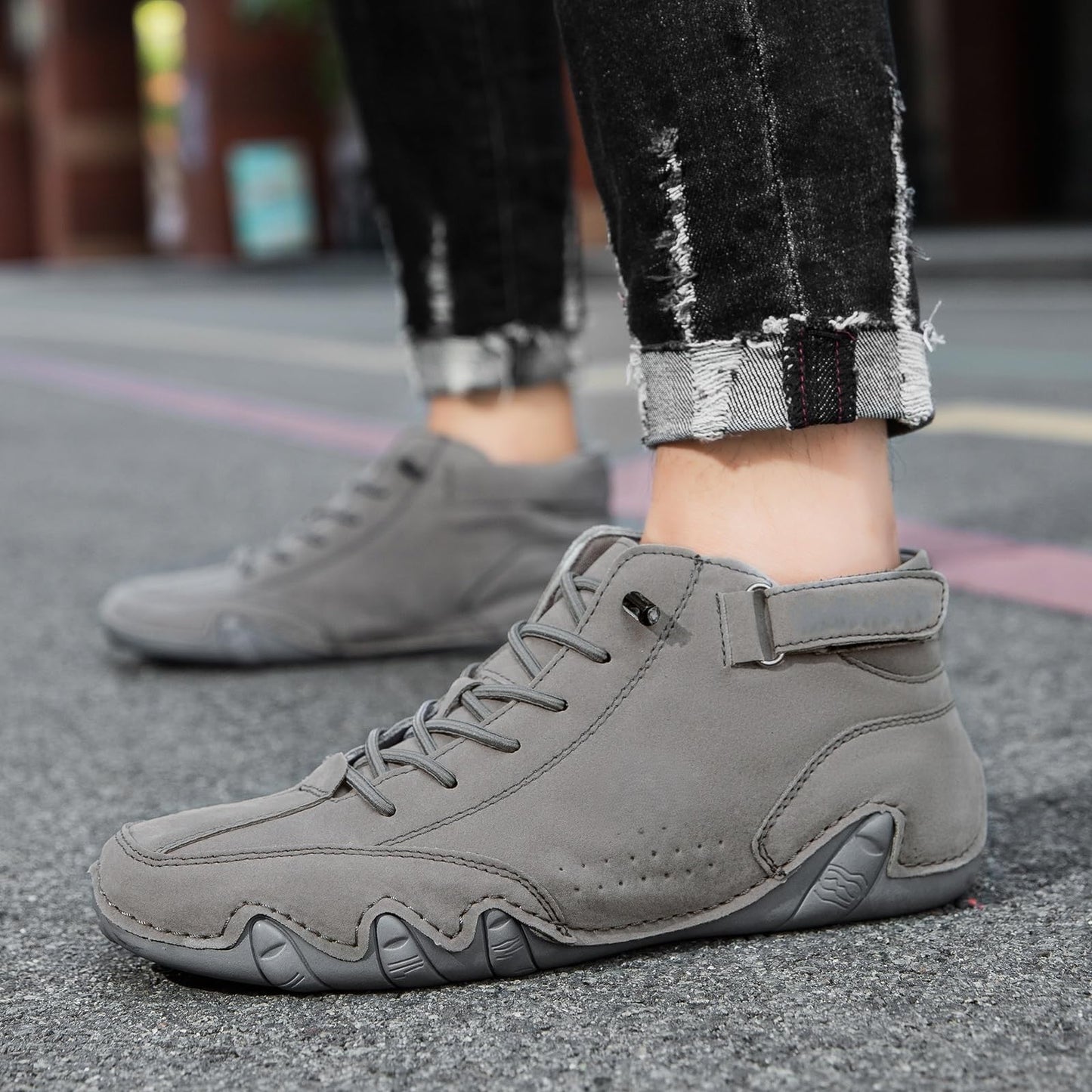 Men's Genuine Suede Minimalist Shoes