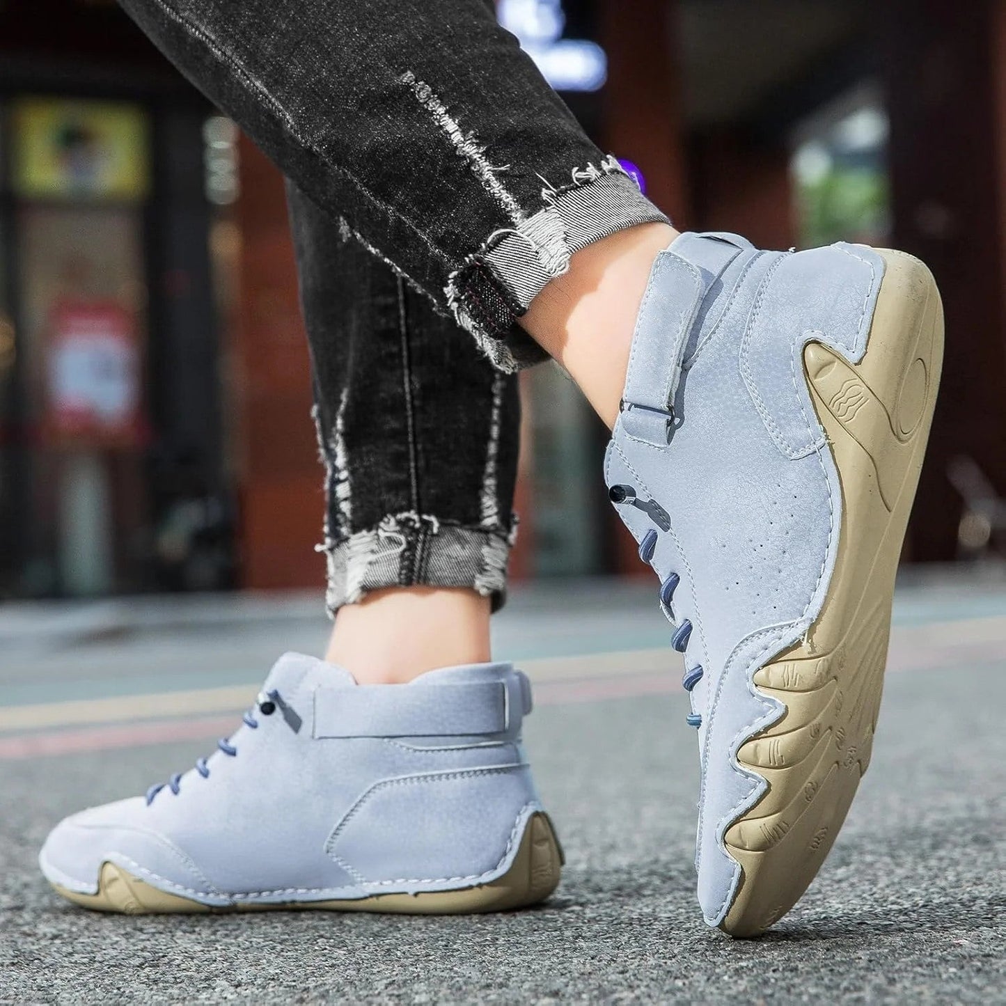 Men's Genuine Suede Minimalist Shoes