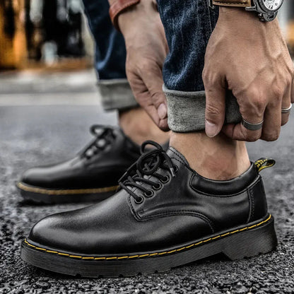 Men's Genuine Brown Comfort Shoes