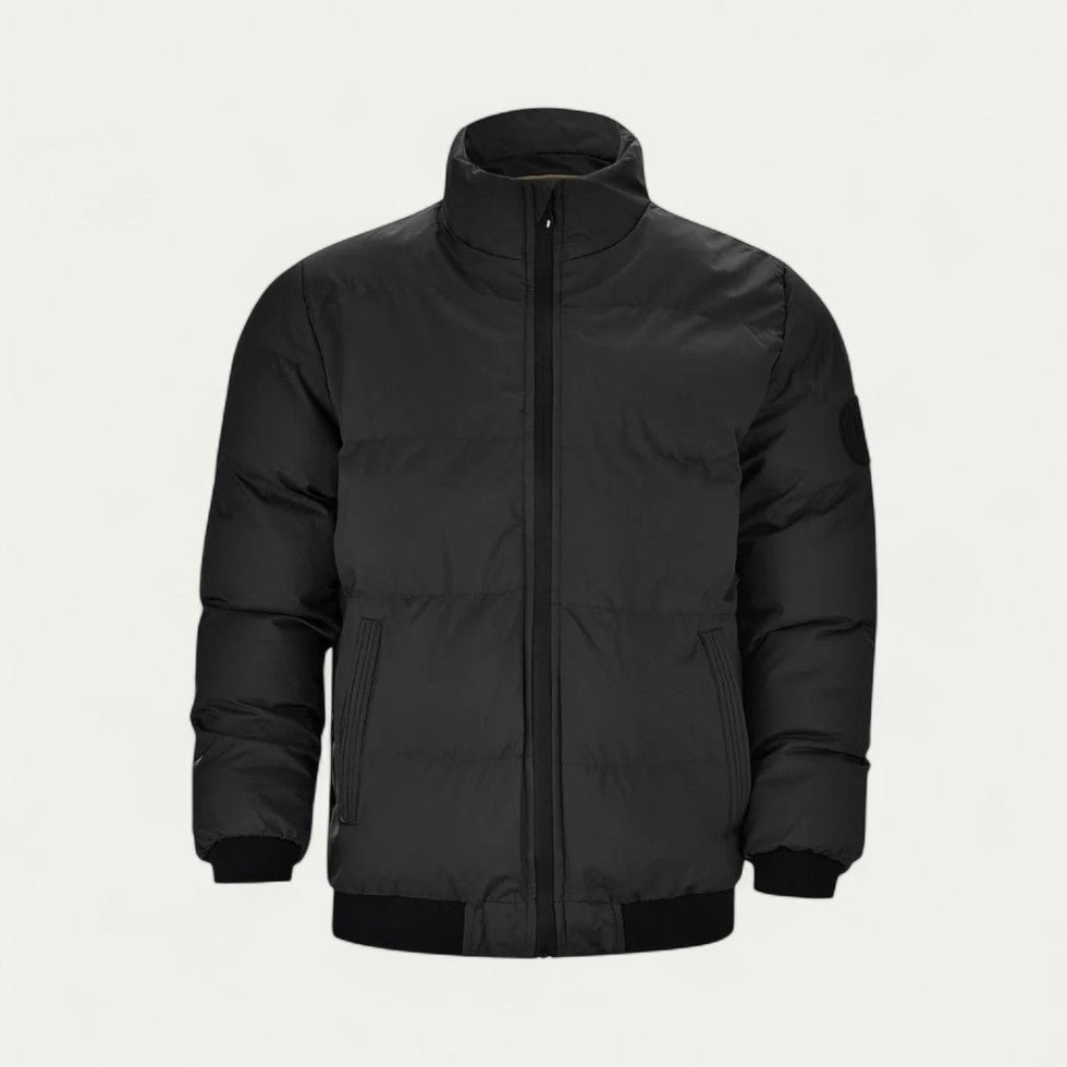 Men’s Quilted Puffer Bomber Jacket
