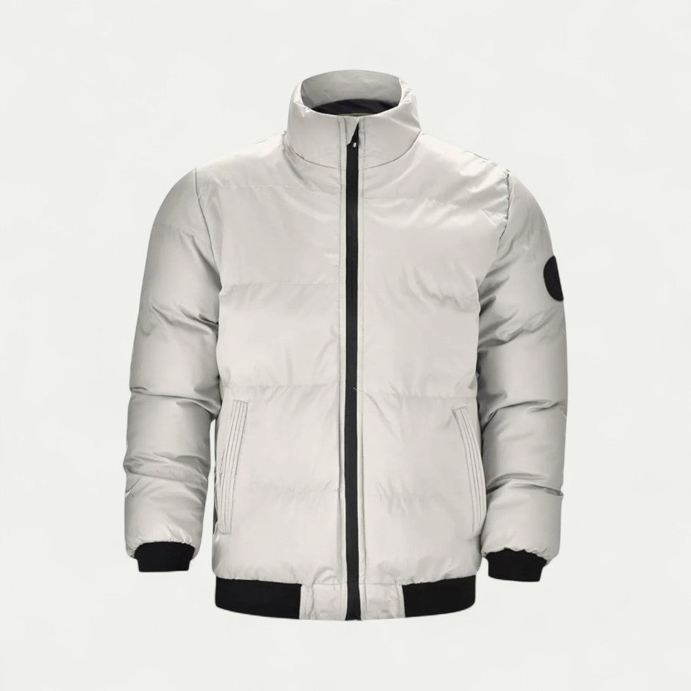 Men’s Quilted Puffer Bomber Jacket