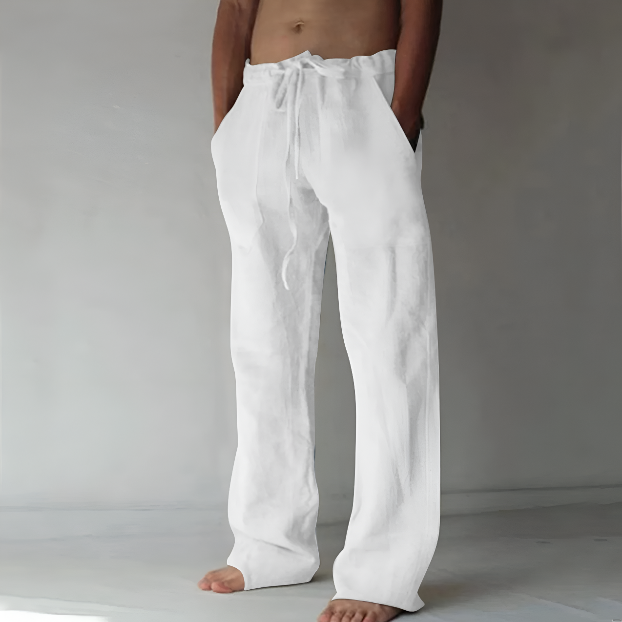 Lightweight Men's Summer Pants Comfortable Trousers - BritishElegance