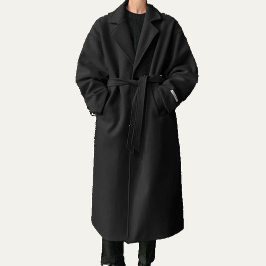 Men’s Long Trench Overcoat