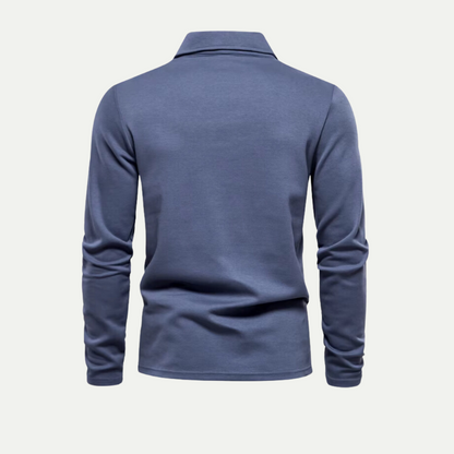 Men’s Athletic Long-Sleeve Polo