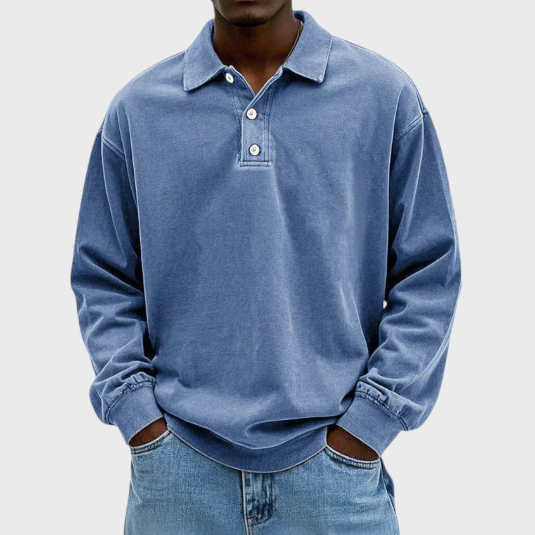 Classic Fit Mens Polo Shirt Relaxed Casual Tee - BritishElegance