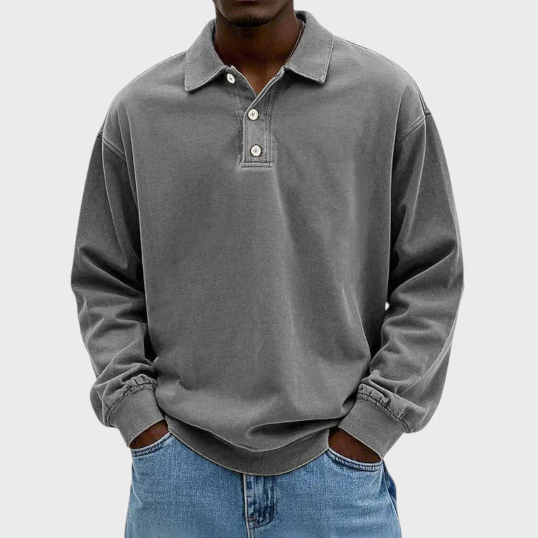 Classic Fit Mens Polo Shirt Relaxed Casual Tee