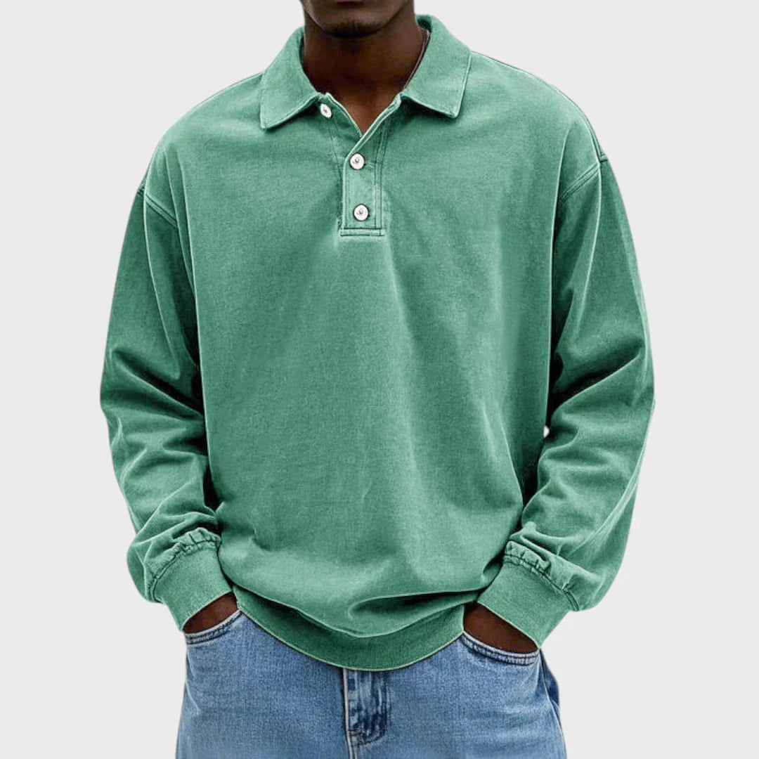 Classic Fit Mens Polo Shirt Relaxed Casual Tee