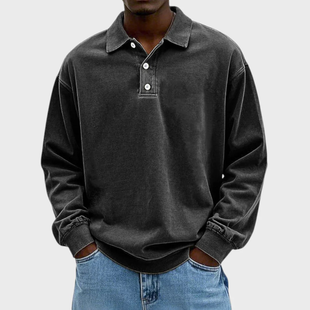 Classic Fit Mens Polo Shirt Relaxed Casual Tee