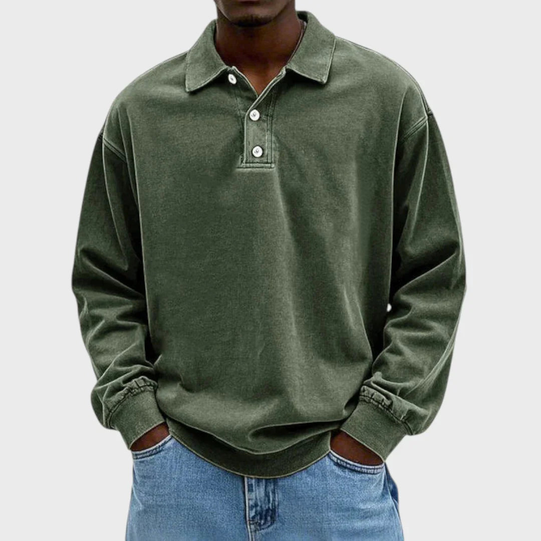 Classic Fit Mens Polo Shirt Relaxed Casual Tee