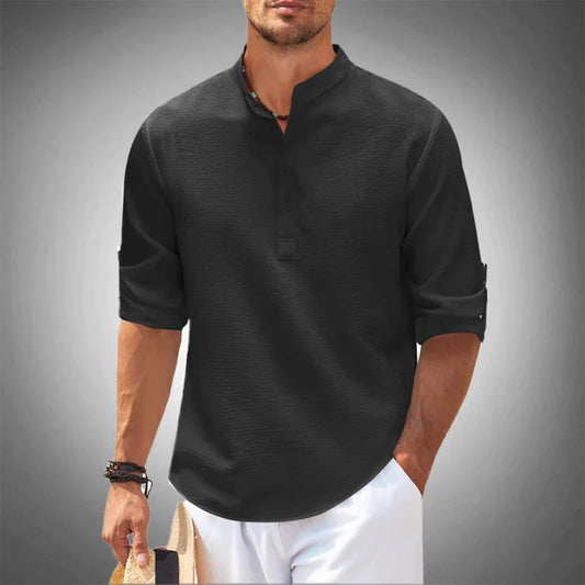 Classic Cotton Crew Neck Tee Shirt - BritishElegance