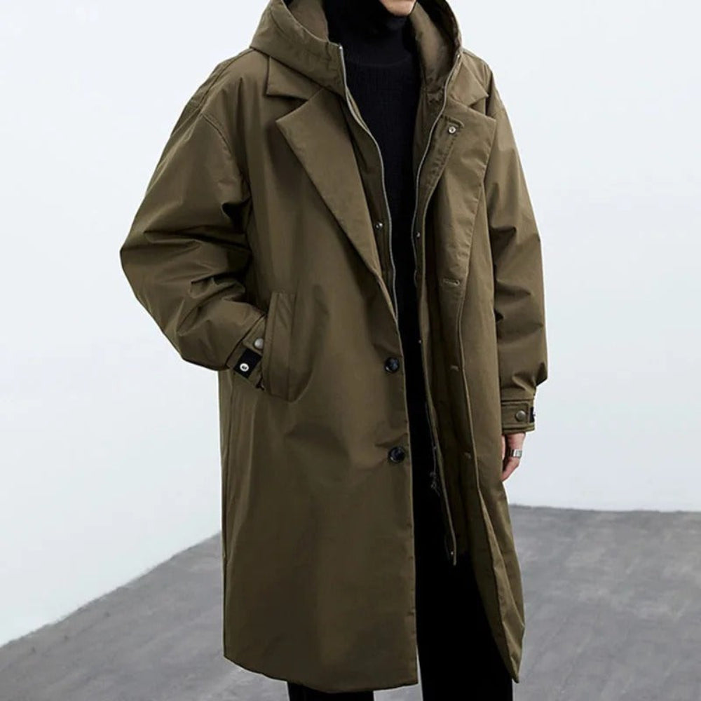Warm Waterproof Parka Coat Men's Hooded Winter Jacket - BritishElegance